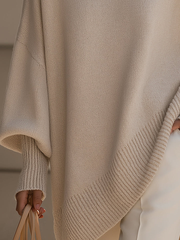 Women's Oversized Cape Poncho Sweater