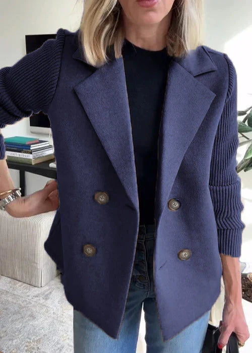 Women's Elegant Tailored Longline Coat