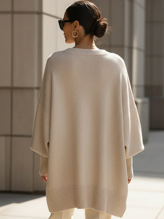 Women's Oversized Poncho Sweater
