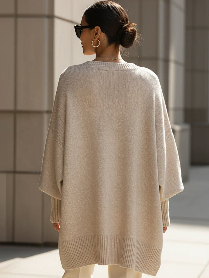 Women's Oversized Poncho Sweater