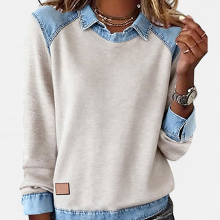 Women's Layered Collar Sweater