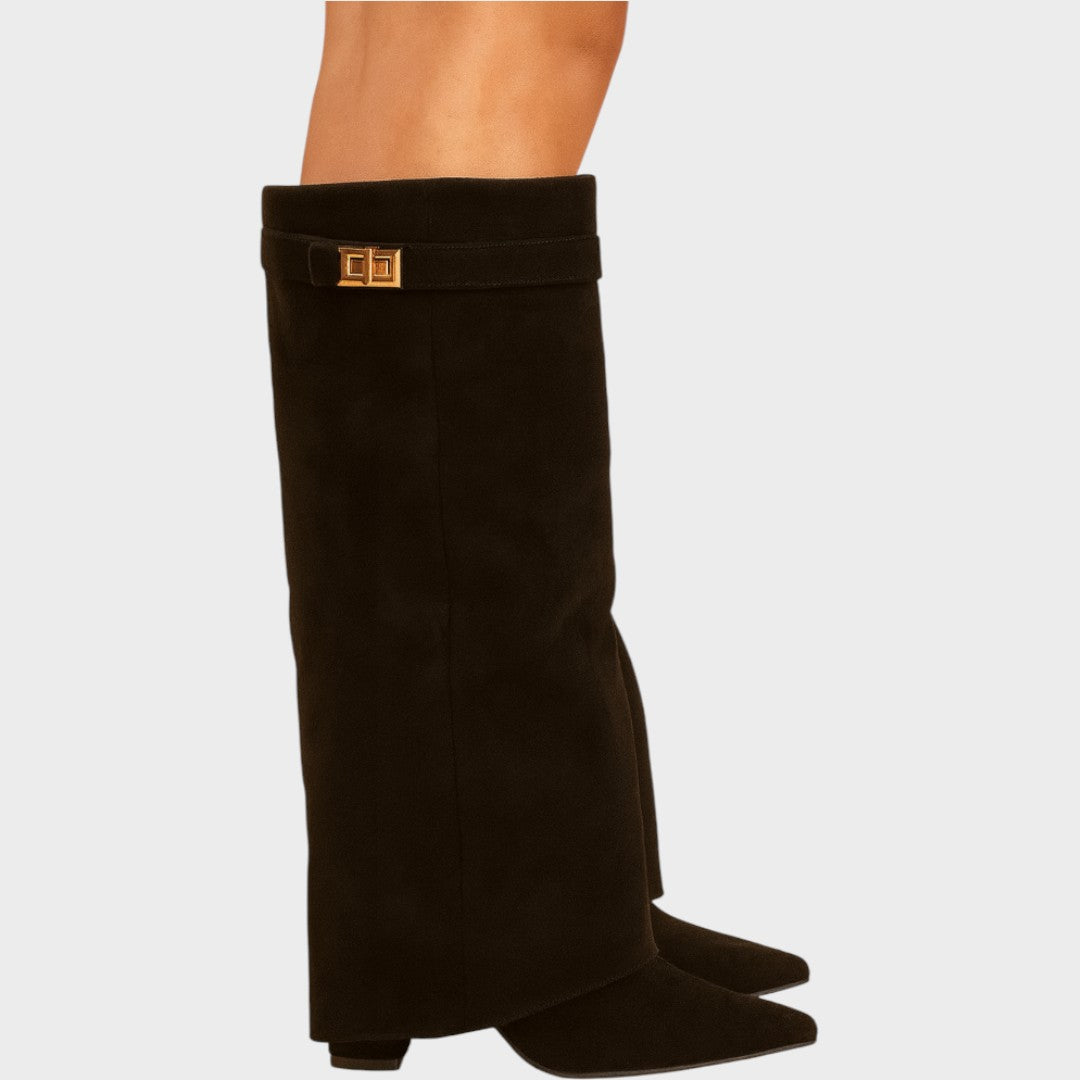Lunara | High-Cut Suede Boots