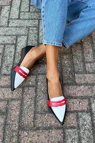 Women's Classic Black Pointed Loafers