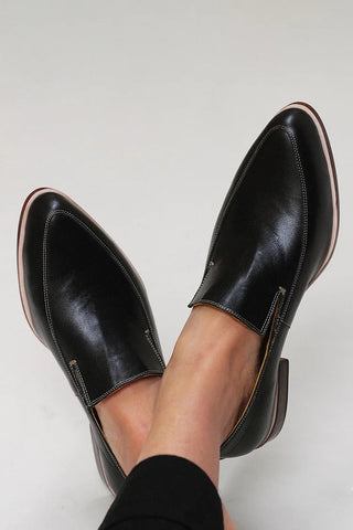 Women's Pointed Slip-On Flat Loafers