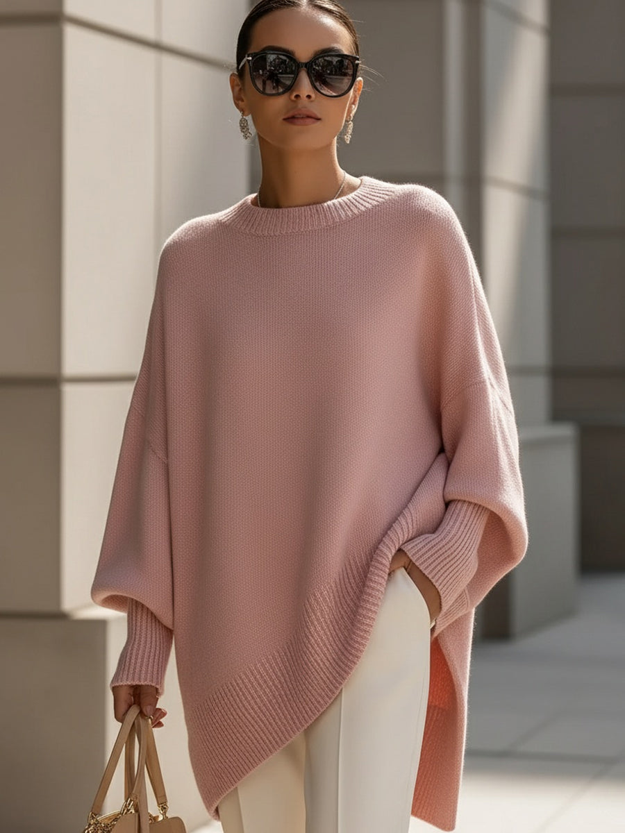 Women's Oversized Cape Poncho Sweater