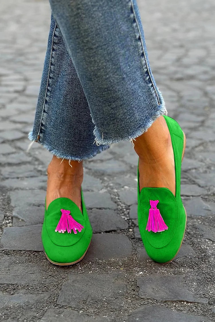 Women's Tassel Accent Loafers
