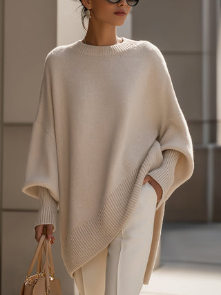 Women's Oversized Cape Poncho Sweater