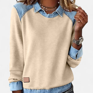 Women's Layered Collar Sweater