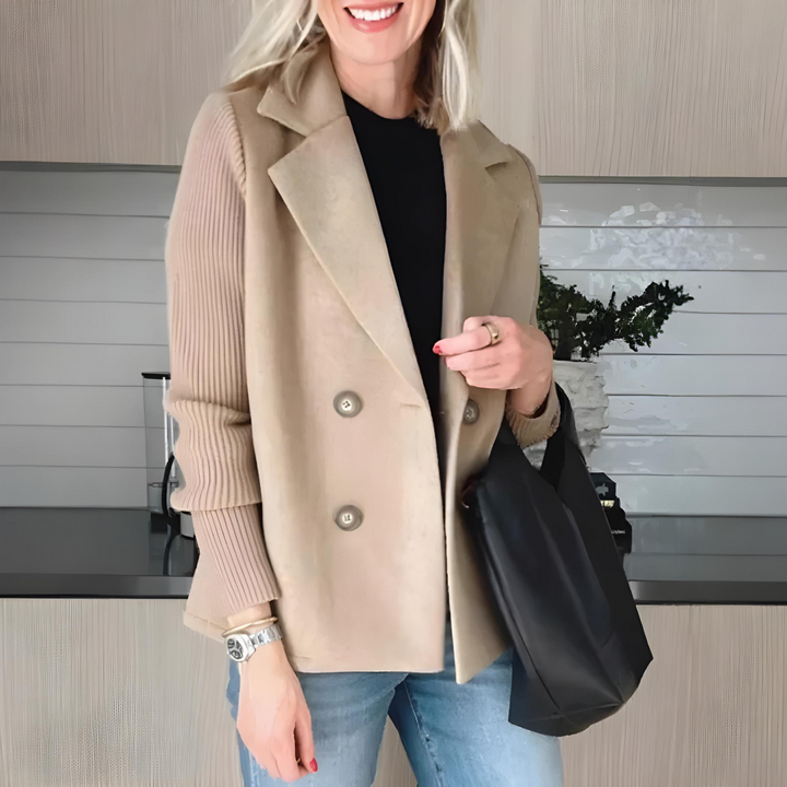 Women's Elegant Tailored Longline Coat