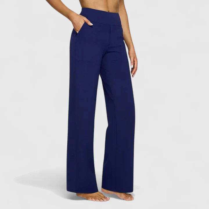 Women's Elegant Flowy Trousers
