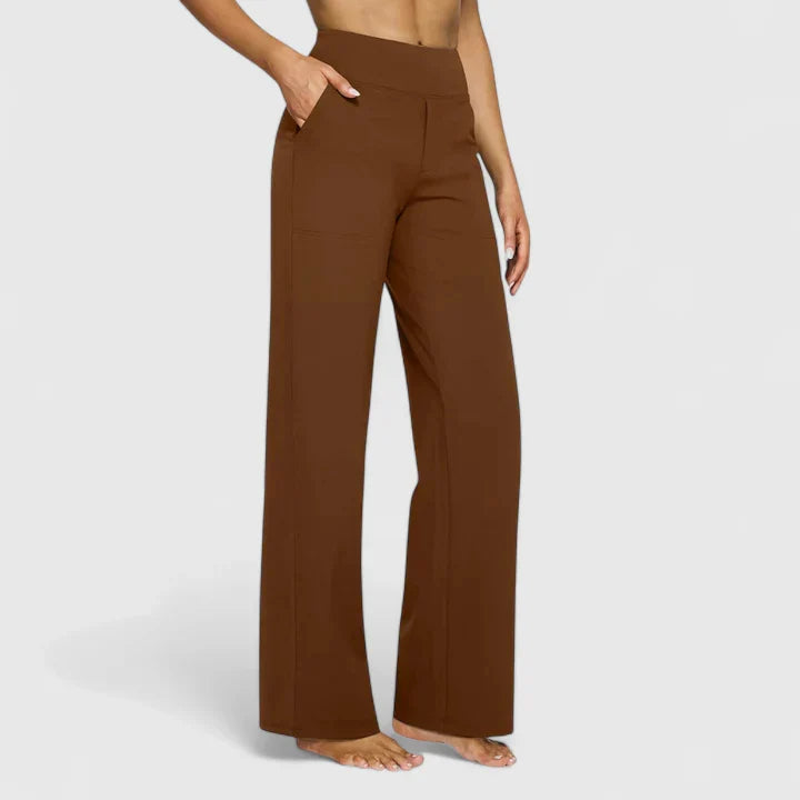 Women's Elegant Flowy Trousers