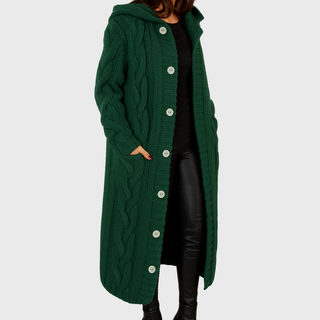 Women's Elegant Cosy Longline Coat