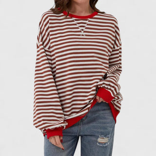 Women's Oversized Striped Sweater
