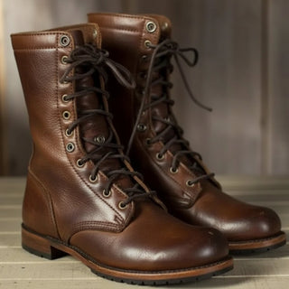 Women's Lace-Up Mid-Calf Boots