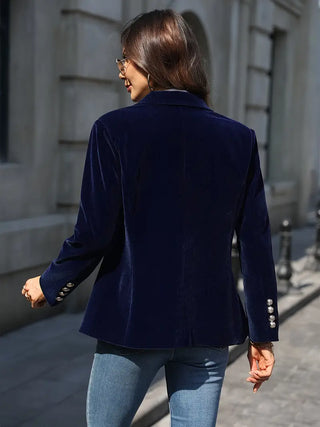 Women's Elegant Velvet Blazer