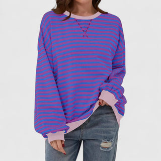 Women's Oversized Striped Sweater