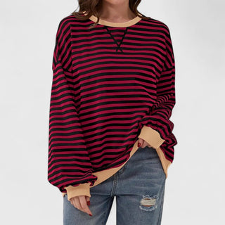 Women's Oversized Striped Sweater
