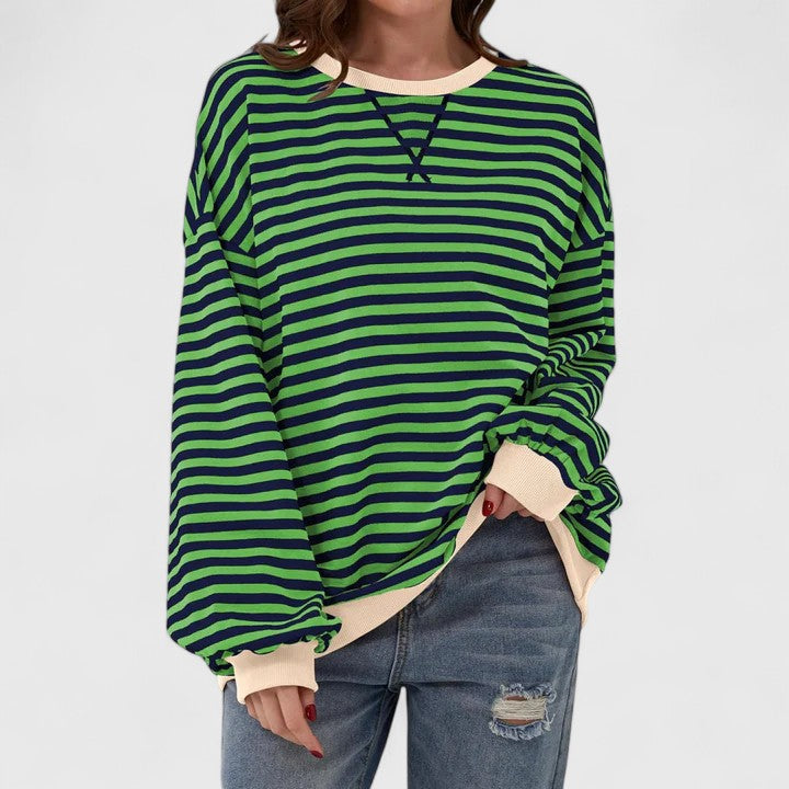 Women's Oversized Striped Sweater
