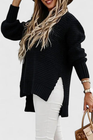 Women's Chunky Knit Mock Neck Sweater