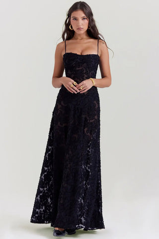 Women's Open Back Summer Maxi Dress