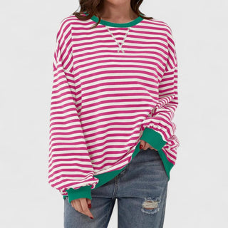 Women's Oversized Striped Sweater