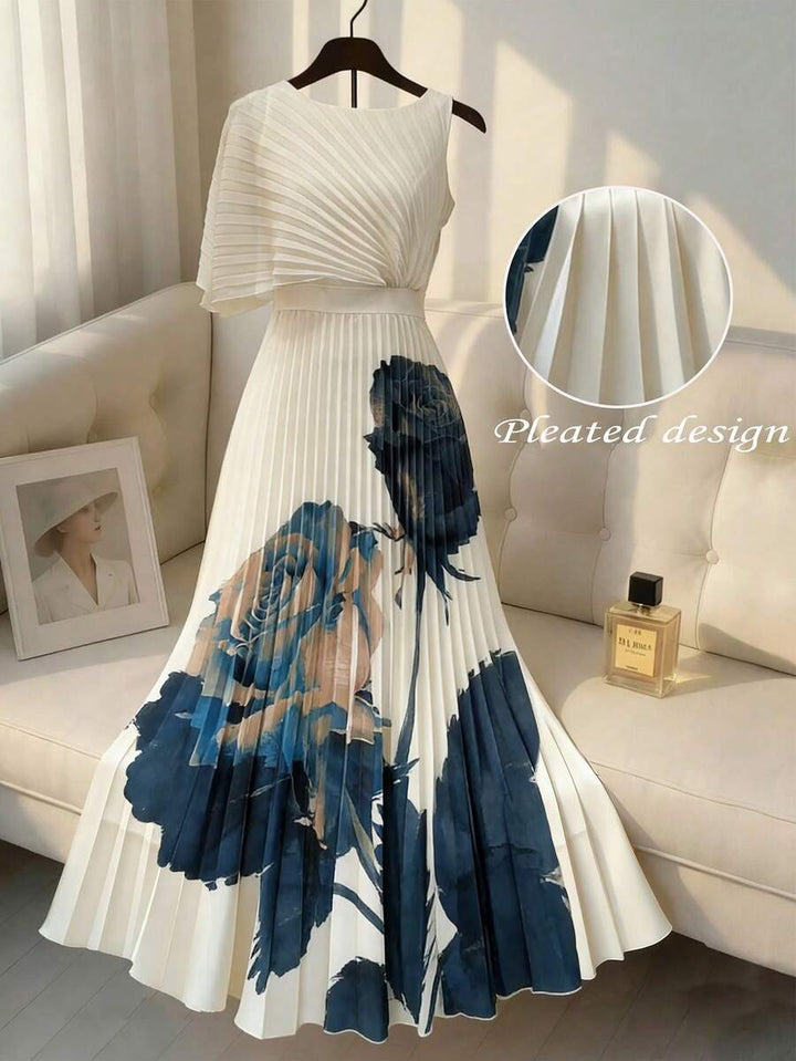 Celeste | Pleated Midi Dress