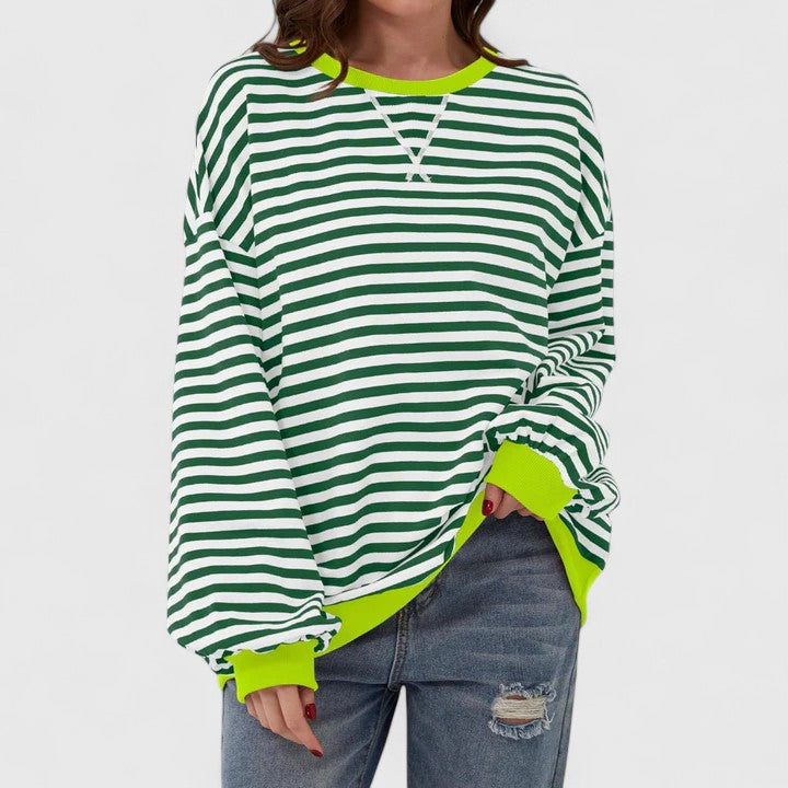 Women's Oversized Striped Sweater