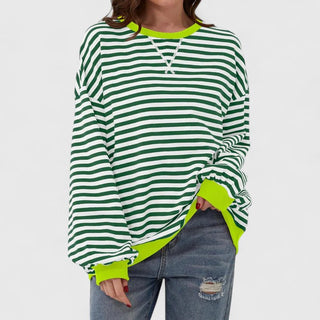 Women's Oversized Striped Sweater