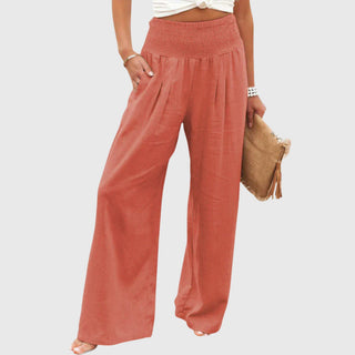Women's Airy Elegant Flowy Trousers