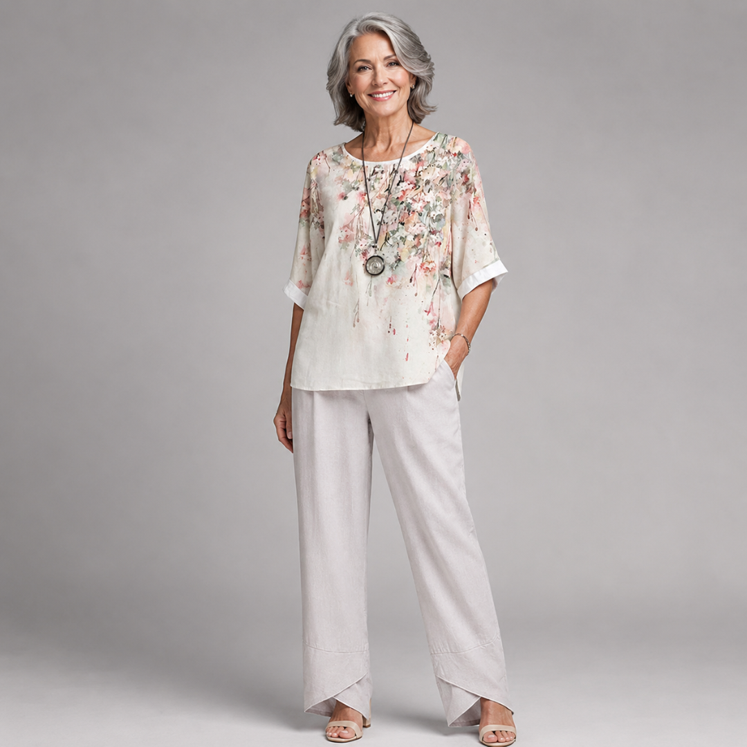 Lilou - Comfortable and Chic Shirt and Pants Set