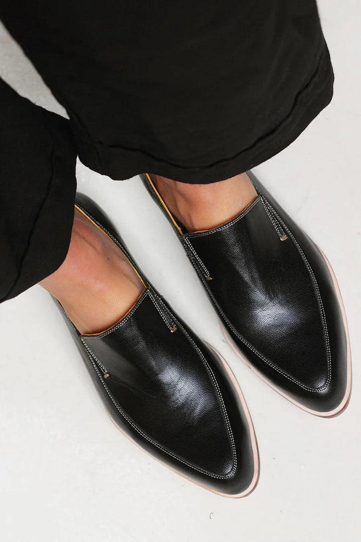 Women's Pointed Slip-On Flat Loafers