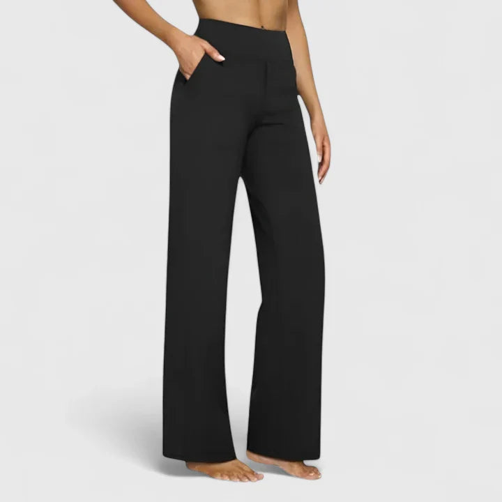 Women's Elegant Flowy Trousers