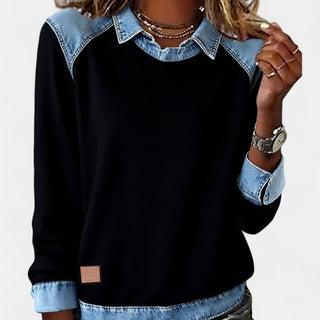 Women's Layered Collar Sweater