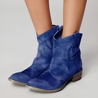 Women's Western Pull-Tab Ankle Boots