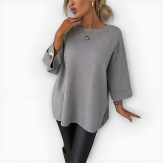Women's Oversized 3/4 Sleeve Sweater