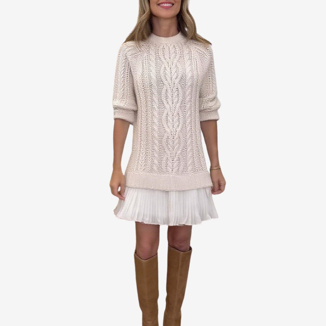 Gaëlle™ Knit Sweater Dress