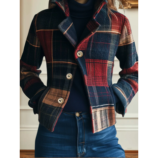 Women's Classic Plaid Check Jacket