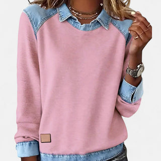 Women's Layered Collar Sweater
