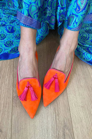 Women's Tassel Pointed Toe Loafers