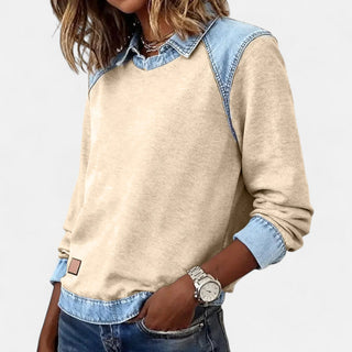 Women's Layered Collar Sweater