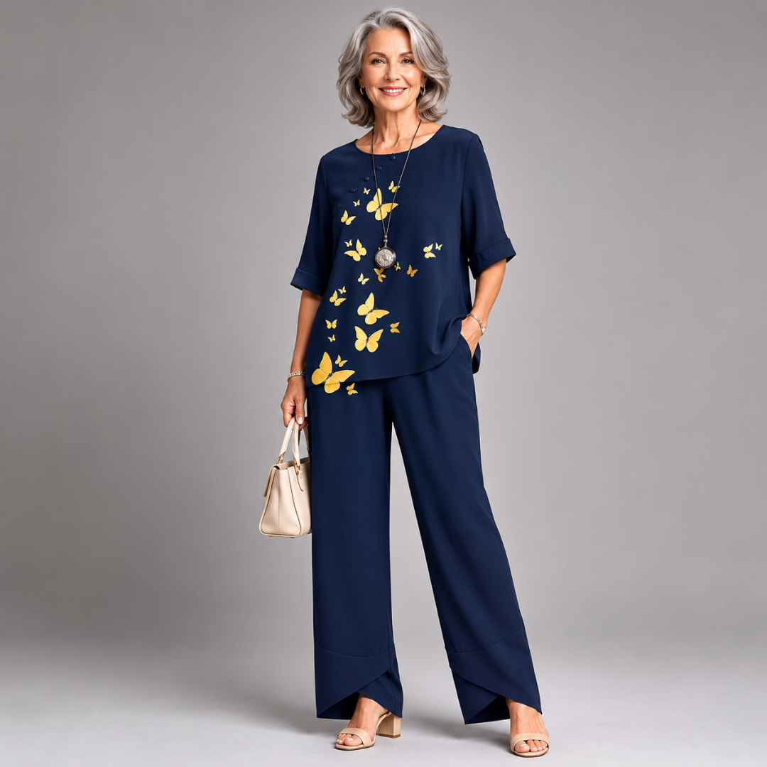 Lilou - Comfortable and Chic Shirt and Pants Set