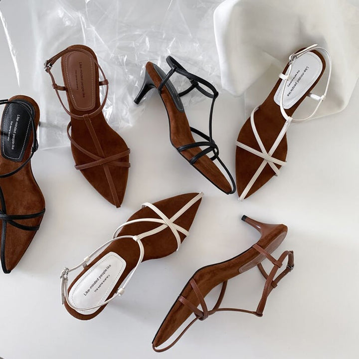 Thara™| Elegant Strap Heels