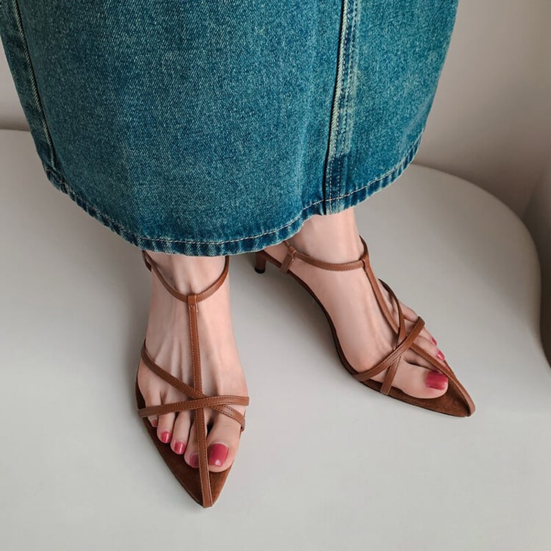 Thara™| Elegant Strap Heels