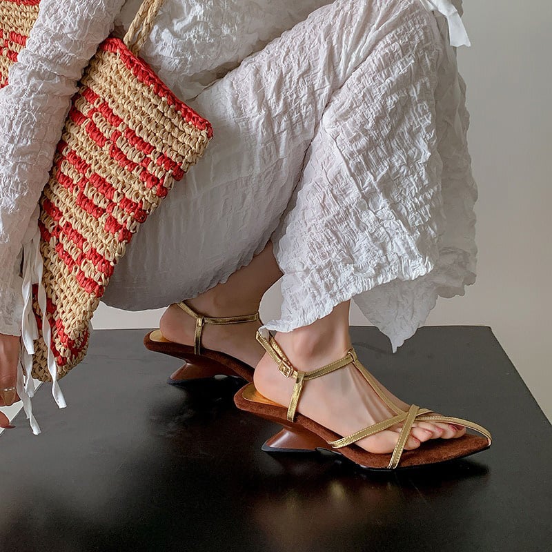 Liora™| T-Strap Sandals