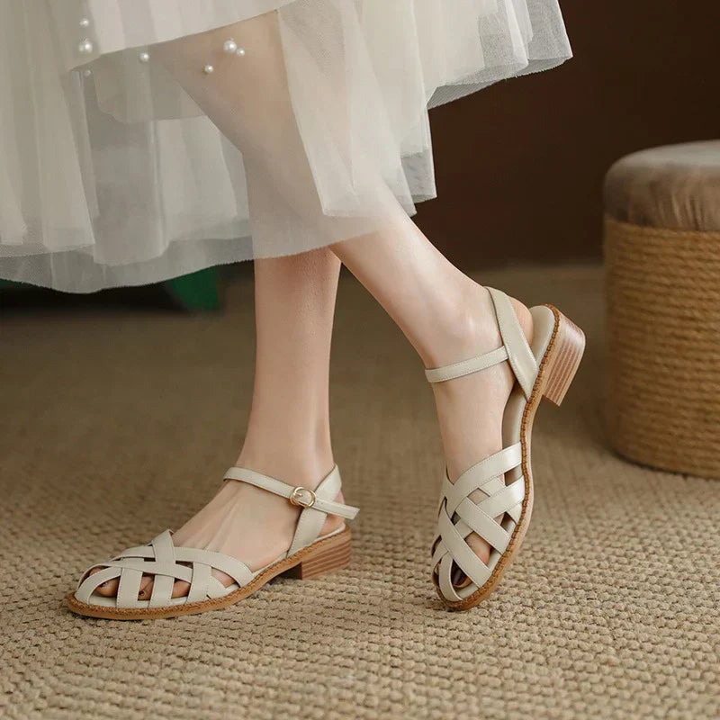 Mavis™| Woven Flat Sandals