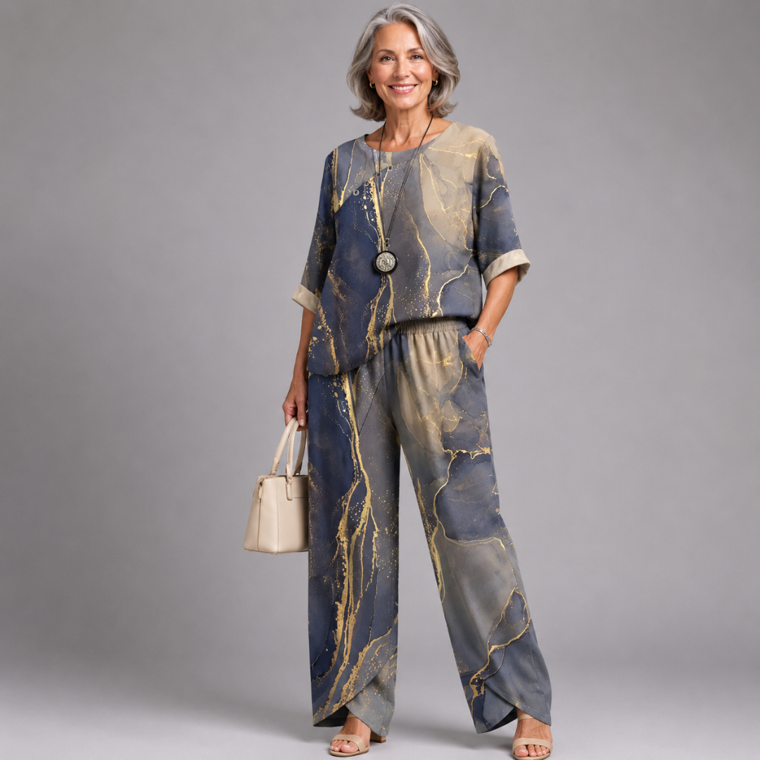 Lilou - Comfortable and Chic Shirt and Pants Set