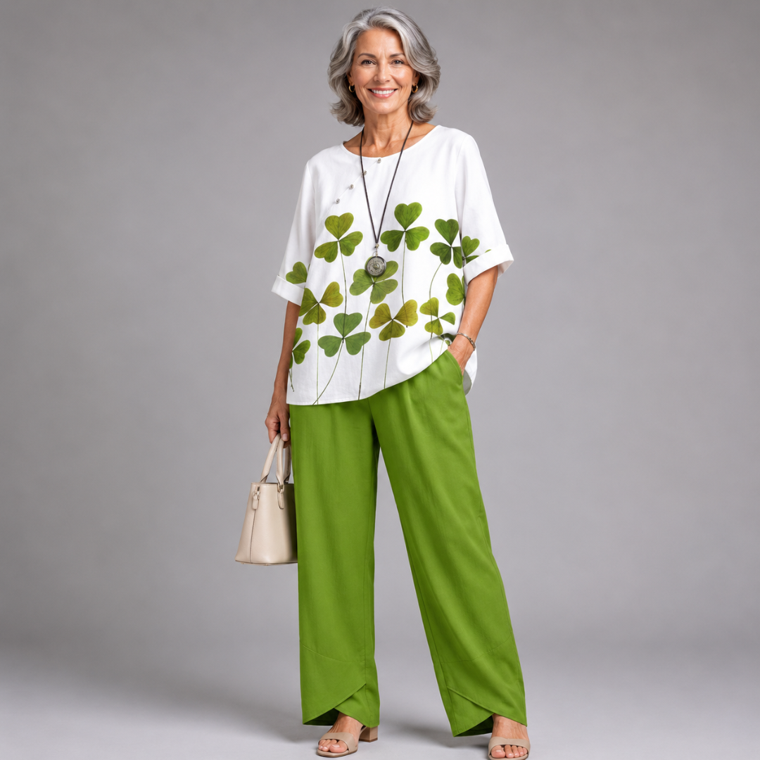 Lilou - Comfortable and Chic Shirt and Pants Set