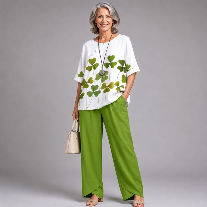 Lilou - Comfortable and Chic Shirt and Pants Set