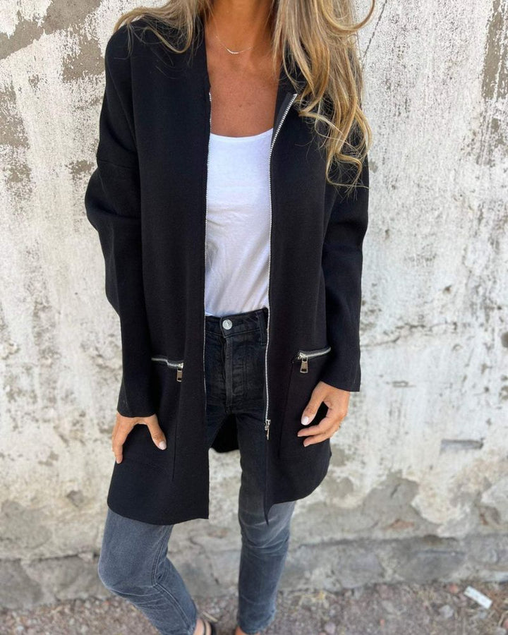 Women's Hooded Long Sleeve Cardigan