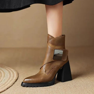 Women's Strap Buckle Ankle Boots